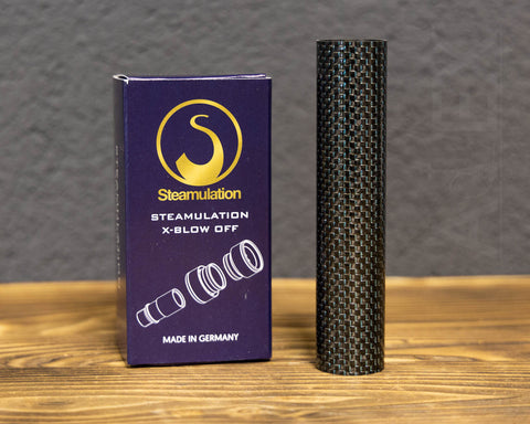 Steamulation Pro X Mini - Blow Off Adapter Set (Carbon Black/Blue)