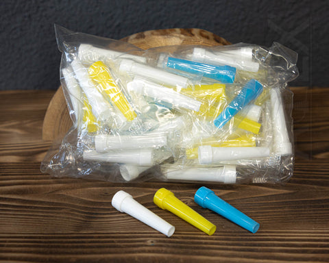 Hygiene Mundstücke (Kunstoff 50er Pack Bunt)